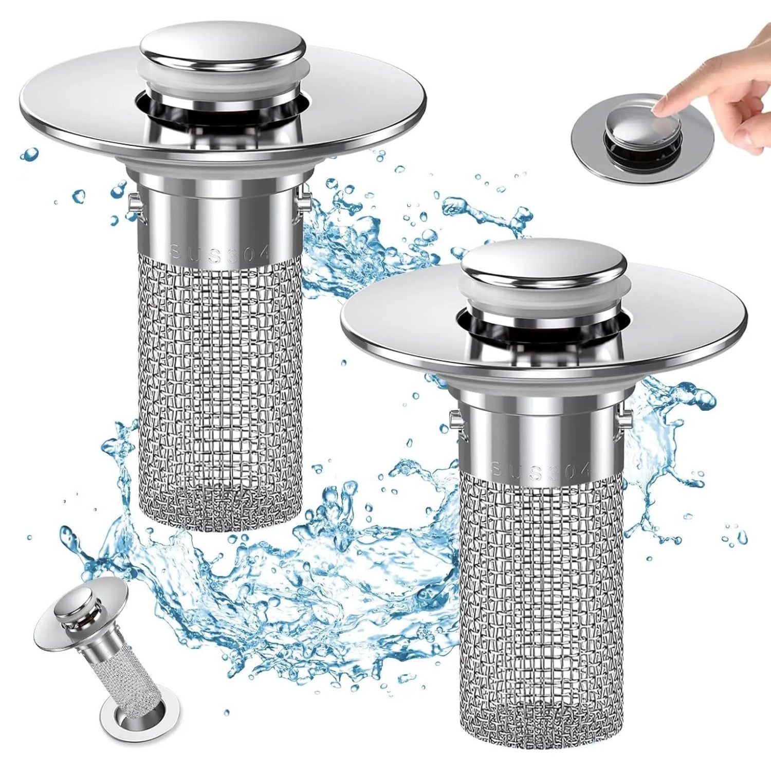 Bathroom Sink Drain Strainer Zexa Store