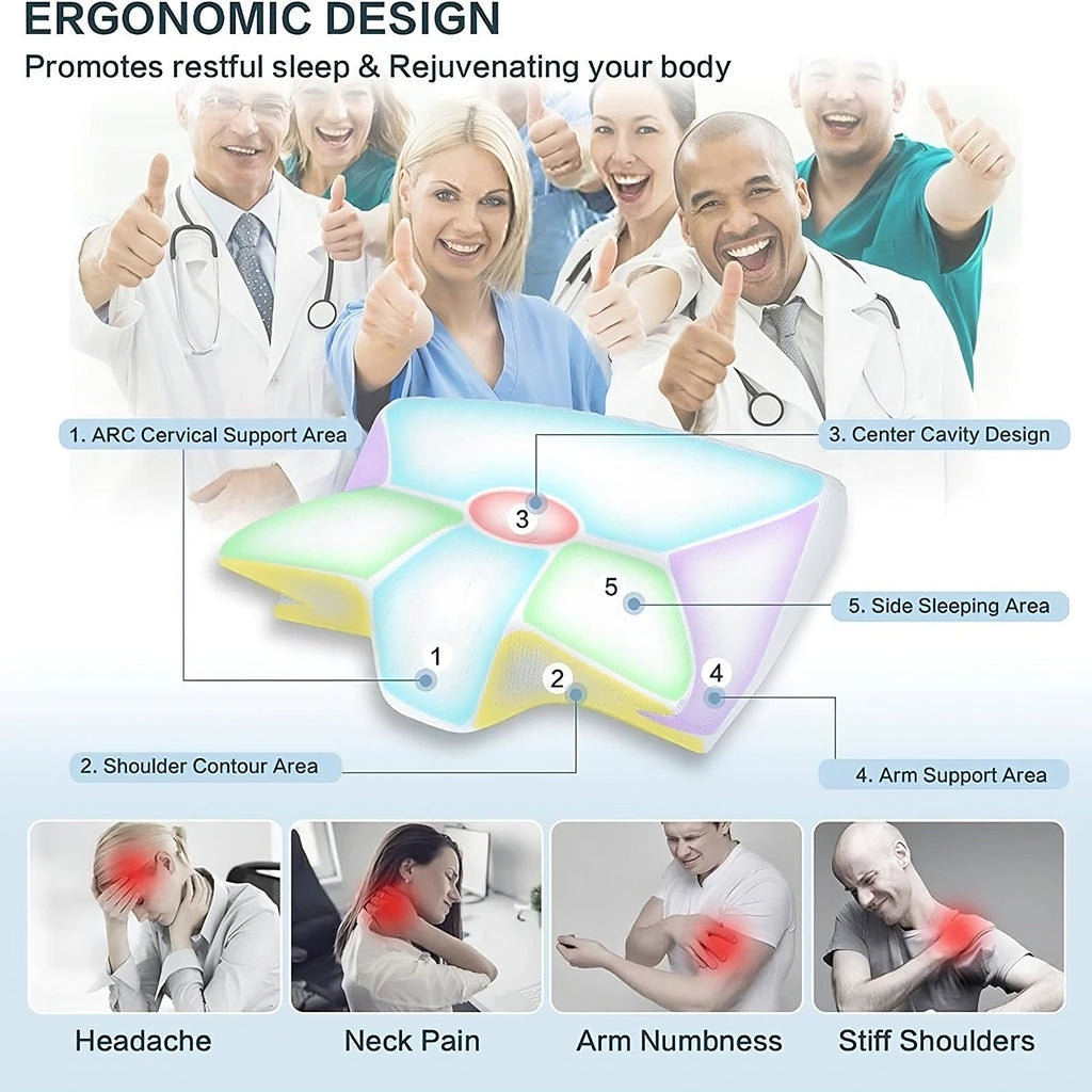 Memory Foam Cervical Pillow Zexa store