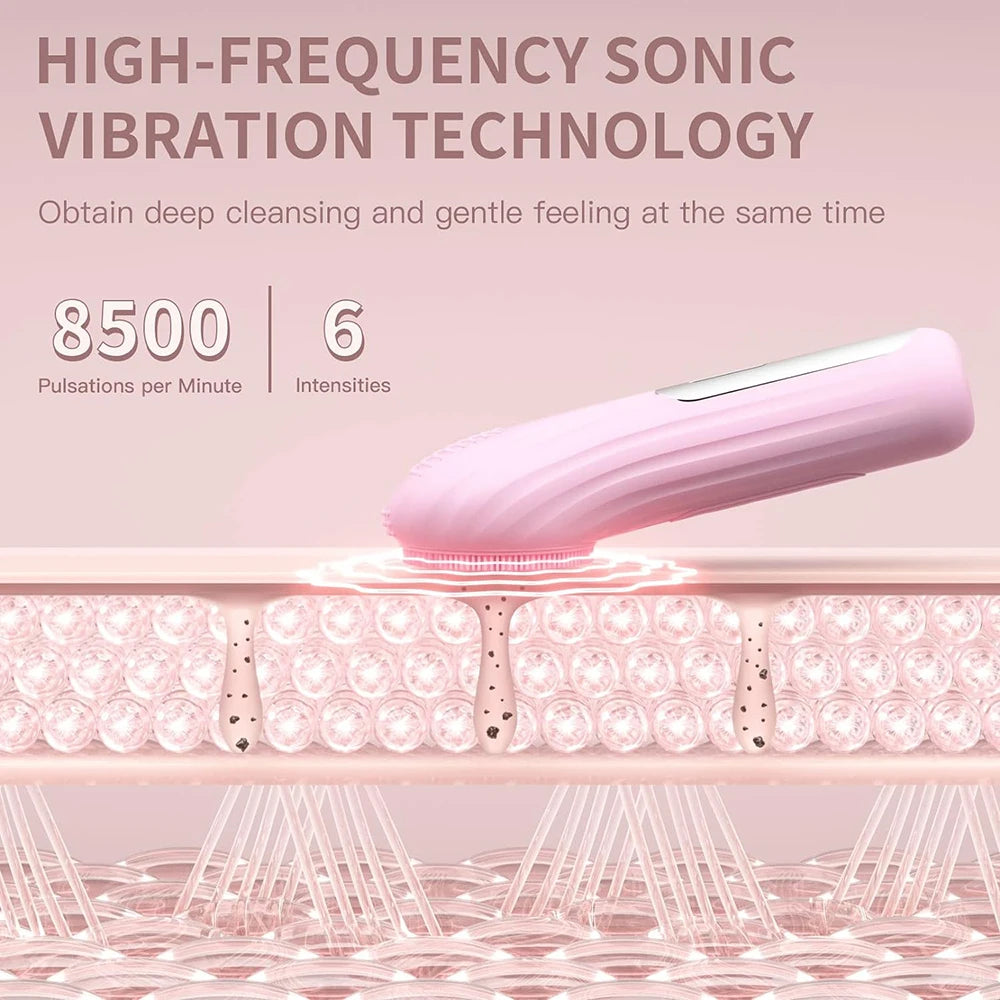 Sonic Waterproof Facial Cleansing Brush Zexa store